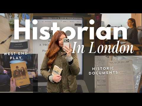 History PhD 📚✨ A *realistic* week in the life of a Historian and Content Creator in London