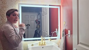 24x30 LED Bathroom Mirror with Lights - Dimmable, Anti-Fog, 3 Color Backlit & Front Lit Mirror for Bathroom, Shatter-Proof Tempered Glass, Easy Installation