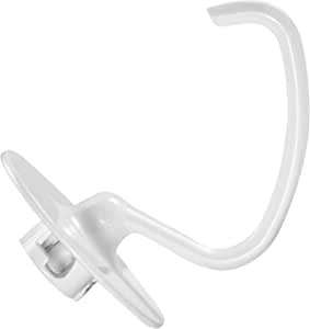 Ultra Durable K45DH Anti-stick Dough Hook Replacement Part by BlueStars - Exact Fit for 4.5 quart 5.0 quart Head Stand Mixers - Compatible with K45, K45SS, KSM75, KSM90, KSM95, KSM100, KSM103, KSM110