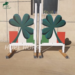 [Hot Item] Flower Series Horse Show Jump Wings with Keyhole Track for Jump Course