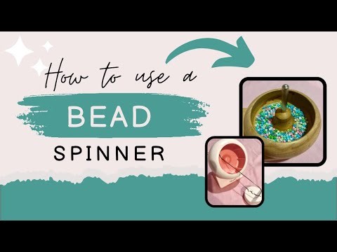 How to use a bead spinner! Easy tutorial! 💓💖🤗