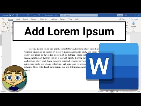 MS Word Trick: Quickly add Lorem Ipsum to Your Document