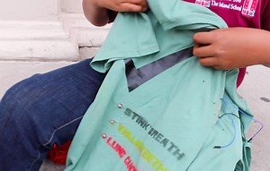 Kick the habit with a cigarette smoke-detecting shirt | Arduino Blog