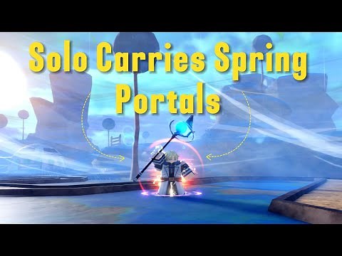 How To Solo New Anime Vanguards Spring Portals, 5 Min Guide
