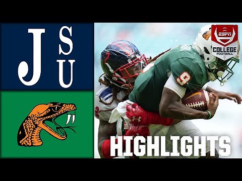 Jackson State Tigers vs. Florida A&M Rattlers | Full Game Highlights