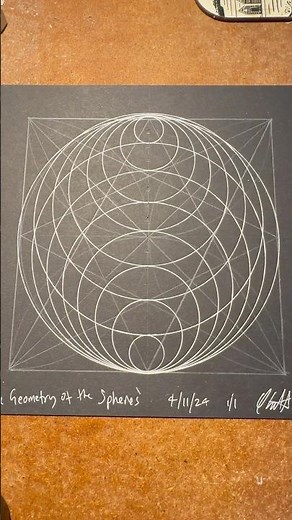 Circles within circles pattern in geometry #howtodraw #circles #pattern #natureofflowers