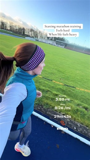 Day 1 - London Marathon Training I’ve been delaying starting this training plan for so long. Grief changes your energy in ways you don’t expect. I lost my best friend to cancer in October and with that a part of me was also lost. For her, I will keep showing up… no more excuses… that’s what she would want me to do. If your struggling to begin something right now, this is your sign your not failing, your just human. #londonmarathon #marathontraining #grief #cancersucks #running