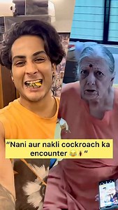 56K views · 4K reactions | Nani par cockroach fek diya #kshitijdholakia #trendingreels #instagram #facebookreels #trending #viralreels | Kshitij Dholakia | Facebook