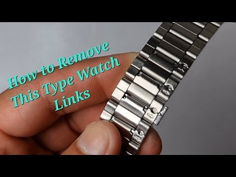 How to Remove Casio Watch Links - This Type #Casio #Casio Vintage #watch #watchlinks #links