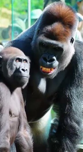 Hilarious Gorilla Dad Pranks Baby But Mom Gets Sweet Revenge