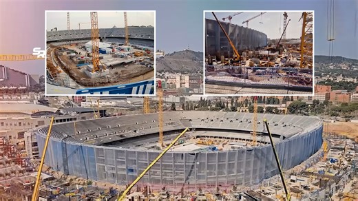 Stadium unrecognisable as it undergoes £1.3BILLION revamp leaving fans fearful