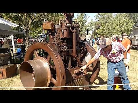 50hp Samson Gas Engine - First Run in over 100 Years!