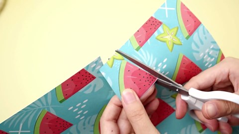 24 Sheets Flamingo Scrapbook Paper, Pineapple Pattern Double Sided Decorative Paper, Handmade DIY Decorative Card Making Supplies Craft Paper