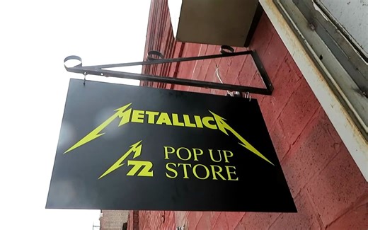 【金属乐界】探店美国鞭挞金属乐队METALLICA布鲁克林快闪店