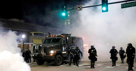 Floyd protests renew debate about police use of armored vehicles, other military gear