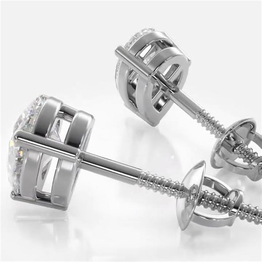 Radiant Romance Pear Shaped Stud Earrings