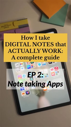 Digi.med.zone on Instagram: "These are some of the best note-taking apps out there, and the one I personally use is also in this list. Different people study differently — what matters is finding one system that actually fits your brain and sticking to it. If you’re building your own digital notes workflow, this episode will help you choose better. Save this for when you’re setting up your study system 📌 Follow @digimedzone for the rest of the series 🤍"