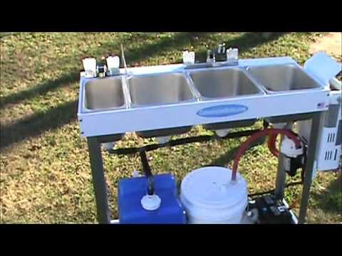 Large Portable Concession Sink. Hand Washing