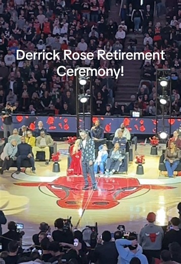 What a night at the UC!#chicago #nba #basketball #retirement #legend