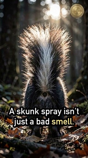 The Terrifying Science Behind Skunk Spray 🦨💨