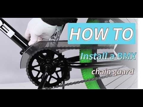 How to install the chain guard