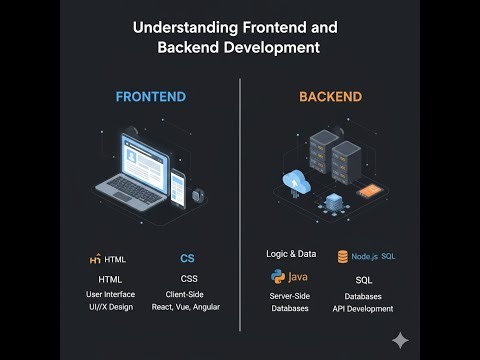 Frontend vs Backend vs Full Stack Explained | Web Development Roadmap | Edurup Learning