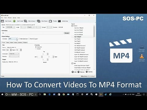 How To Convert Any Video To MP4 Format For Free (Windows, Mac OS and Ubunto)