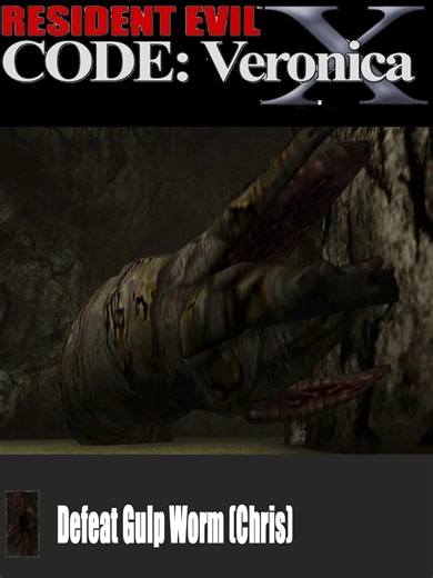 Resident Evil Code Veronica (PS2) - Defeat Gulp Worm (Chris) #challenge #twitch #videojuegos #gaming #videogame #retroarch #retrogaming #retro #fyp #residentevil #capcom #capcomgames #residentevilboss #emulador #residentevilcodeveronica #residentevilcodeveronicax #codeveronica #ps2 #ps2games #ps2nostalgia