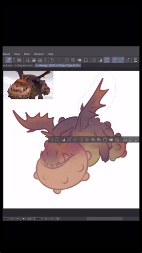 Meatlug coloring process
