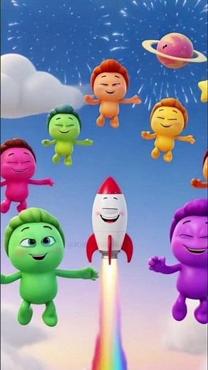 🚀 Counting Rocket Countdown! | Numbers Song for Kids 🎶 | #KidsSmileMusic