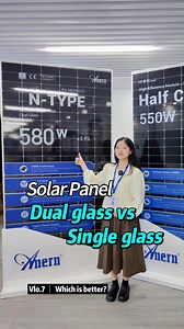 11K views · 710 reactions | What are the differences between single-glass and double-glass solar modules? Which is better? 拾This video will reveal the answer! Welcome to discuss friendly in the comment #solarpanel #vlog #solarpower #solarmodule #video #dualglass | Anern Industry Group Limited Solar Energy System | Facebook