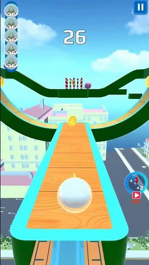 Sky Rolling Ball 3D - New Ball Unlocked Walkthrough All Levels Gameplay (Android,ios)