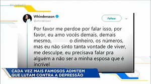 14K views · 85 reactions | Depressão atinge mais de 11 milhões de pessoas no Brasil e a cobrança no mundo virtual pode desencadear o transtorno • Acompanhe a programação da Record TV 24h por dia e as íntegras de todos os programas pelo celular, tablet ou computador no PlayPlus. Acesse: PlayPlus.com | Programa Hoje em Dia | Facebook
