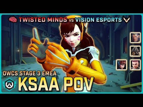 [ KSAA ] DEADLY D.VA | Twisted Minds vs Vision Esports | OWCS EMEA Stage 3