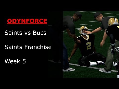 ESPN NFL 2K5 Saints Franchise vs Bucs Week 5