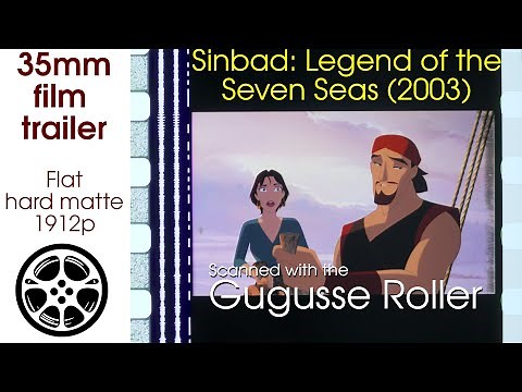 Sinbad: Legend of the Seven Seas (2003) 35mm film trailer 2, 1912p