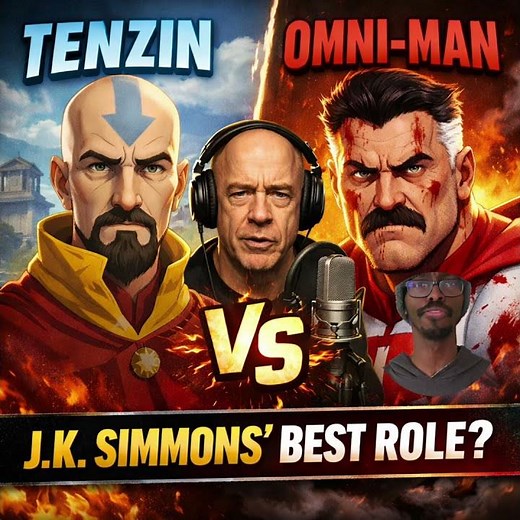 J.K. Simmons: Tenzin vs Omni-Man — Which Role Was Better? #cartooncollege #Invincible #JKSimmons