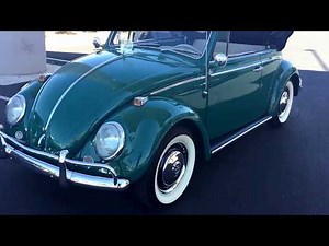 1966 Vw Beetle convertible.