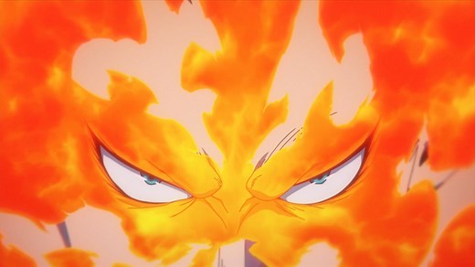 Overheating is both a strength and a weakness for Endeavor. [via My Hero Academia] | Funimation