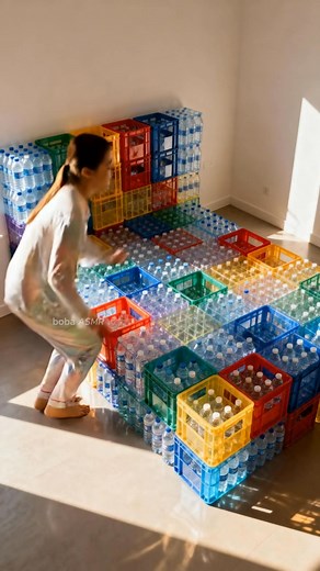 463K views · 2.9K reactions | 【ASMR】Would you sleep in bed | jigsaw puzzle, water crate, thread | Relaxation 里淋 #asmr #asmrvideo #relaxation #shorts #boba #jigsawpuzzle #watercrate #thread Soft sorting of a jigsaw puzzle and gentle tapping of a water crate weave with subtle thread sounds to soothe you into rest. Close your eyes and drift—this cozy ASMR session is perfect for peaceful sleep and calm moments. | Boba Asmr | Facebook