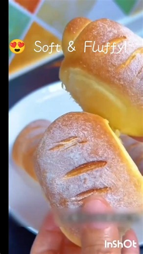 🥖 Super Soft Bread Rolls Recipe | Better#easy #food #shorts 😋
