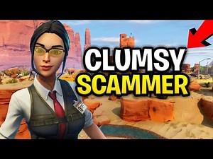 Dumb Clumsy Scammer Scams Himself! (Scammer Get Scammed) Fortnite Save The World