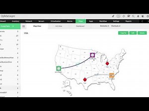 Adding Links between devices in OpManager Business View Map