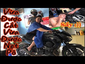 Cắt Tóc Bằng Moto Z800 Thế Này Thì Ai Chẳng Thích | Hãy Thử Một Lần :)