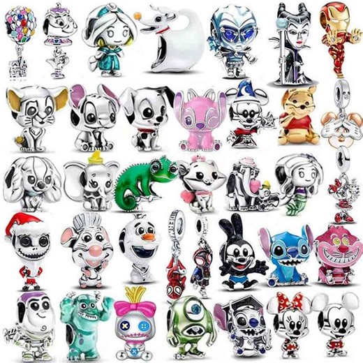 925 Sterling Silver Pendant Charms Fits Pandora Bracelet, Cute DIY Jewelry Gift for Her - Etsy