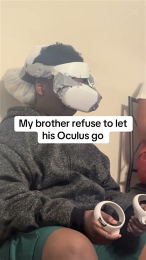 Refuse to let his oculus go! lol