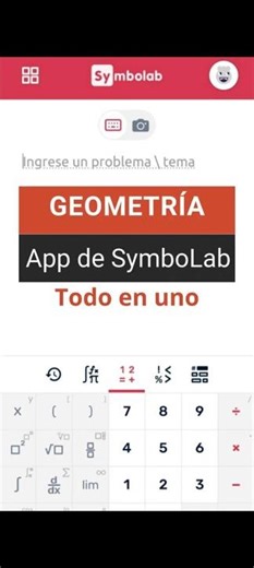 Resuelve ejercicios de Geometria con SymboLab #matematicas #symbolab