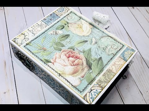 Double Folio Mini Album: Stamperia Azulejos Collection