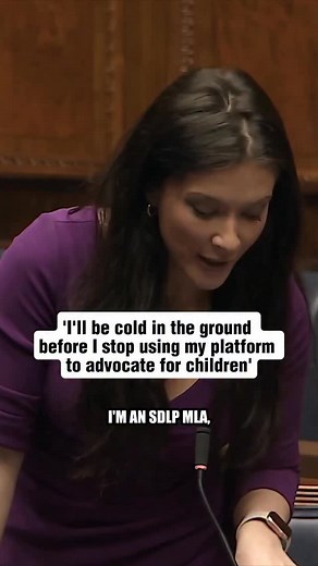 No child should be hungry at school. Cara Hunter spoke from the heart during our Opposition Day motion, using her platform to stand up for families under pressure and children who don’t have enough to eat. | Social Democratic and Labour Party