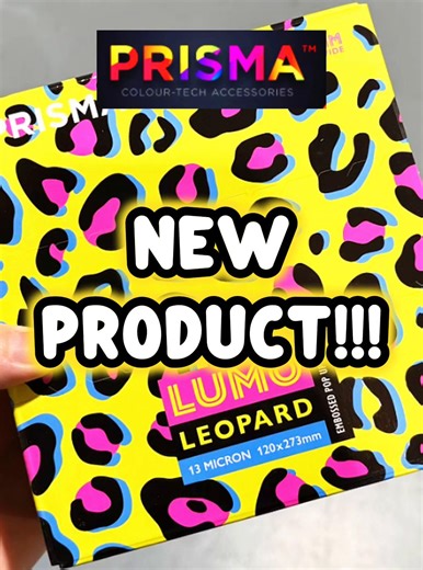 Prism Lumo Leopard Embossed Pop Up Foils Available Now!